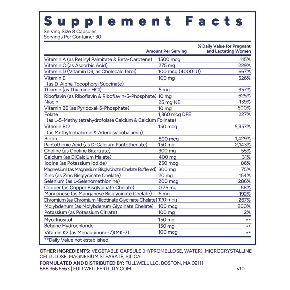 Product image for Women's Prenatal Lemon Essence Multivitamin.