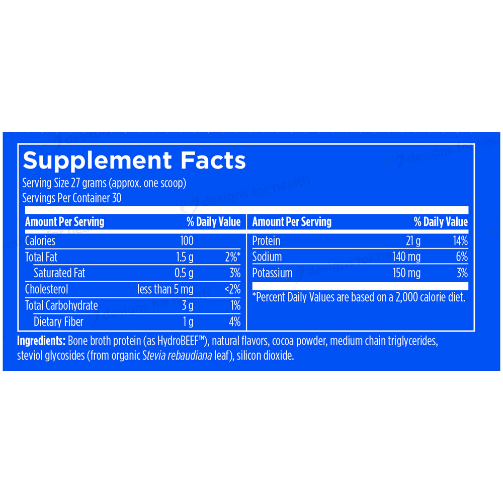 Product image for Beef Protein Chocolate (California Only).