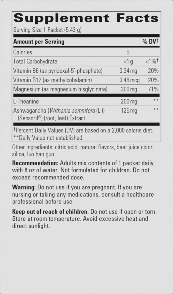 Product image for Cortisol Manager® Calm Drink Mix, Stress Support, Cherry Medley.