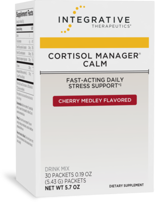 Cortisol Manager® Calm Drink Mix, Stress Support, Cherry Medley 30 packets