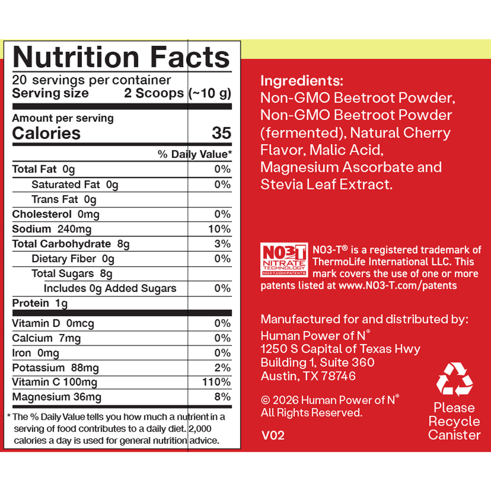 Product image for Endurance Beet Powder.