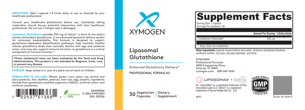 Product image for Liposomal Glutathione.
