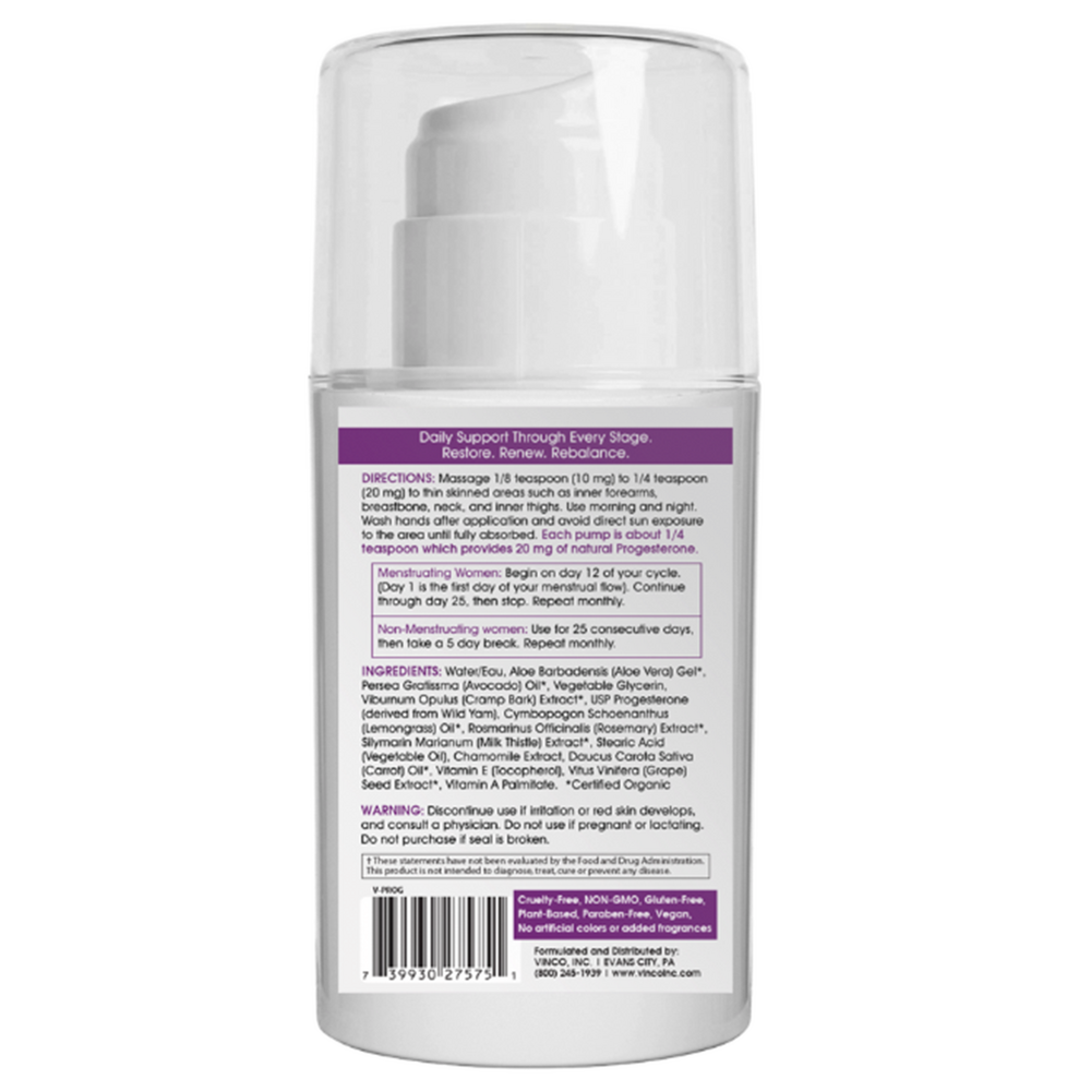 Product image for PROGEST, Naturally Bio-identical &amp; USP Micronized.