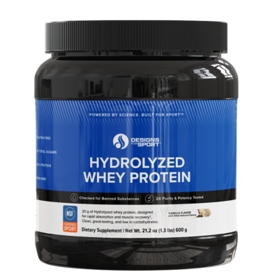 Hydrolyzed Whey Protein Powder, Vanilla (California Only)