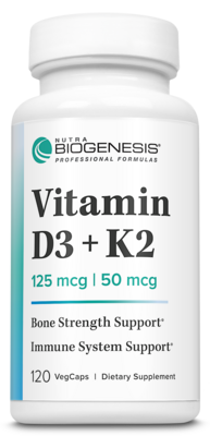 Vitamin D3 & K2 120 capsules