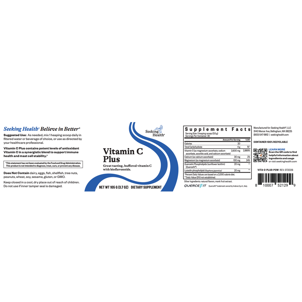 Product image for Vitamin C Plus.