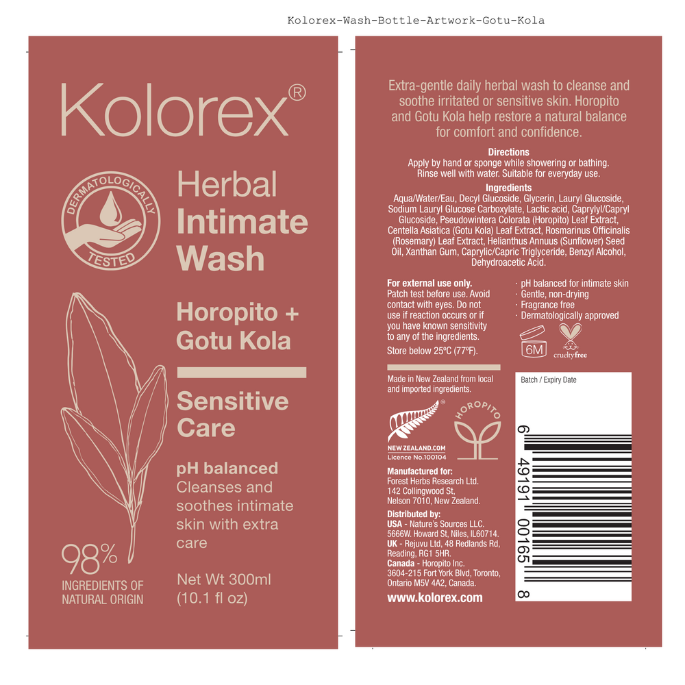 Product image for Kolorex Herbal Intimate Wash Sensitive Care.