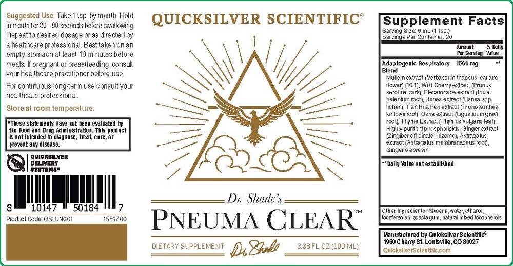 Product image for Dr. Shade's Pneuma Clear.