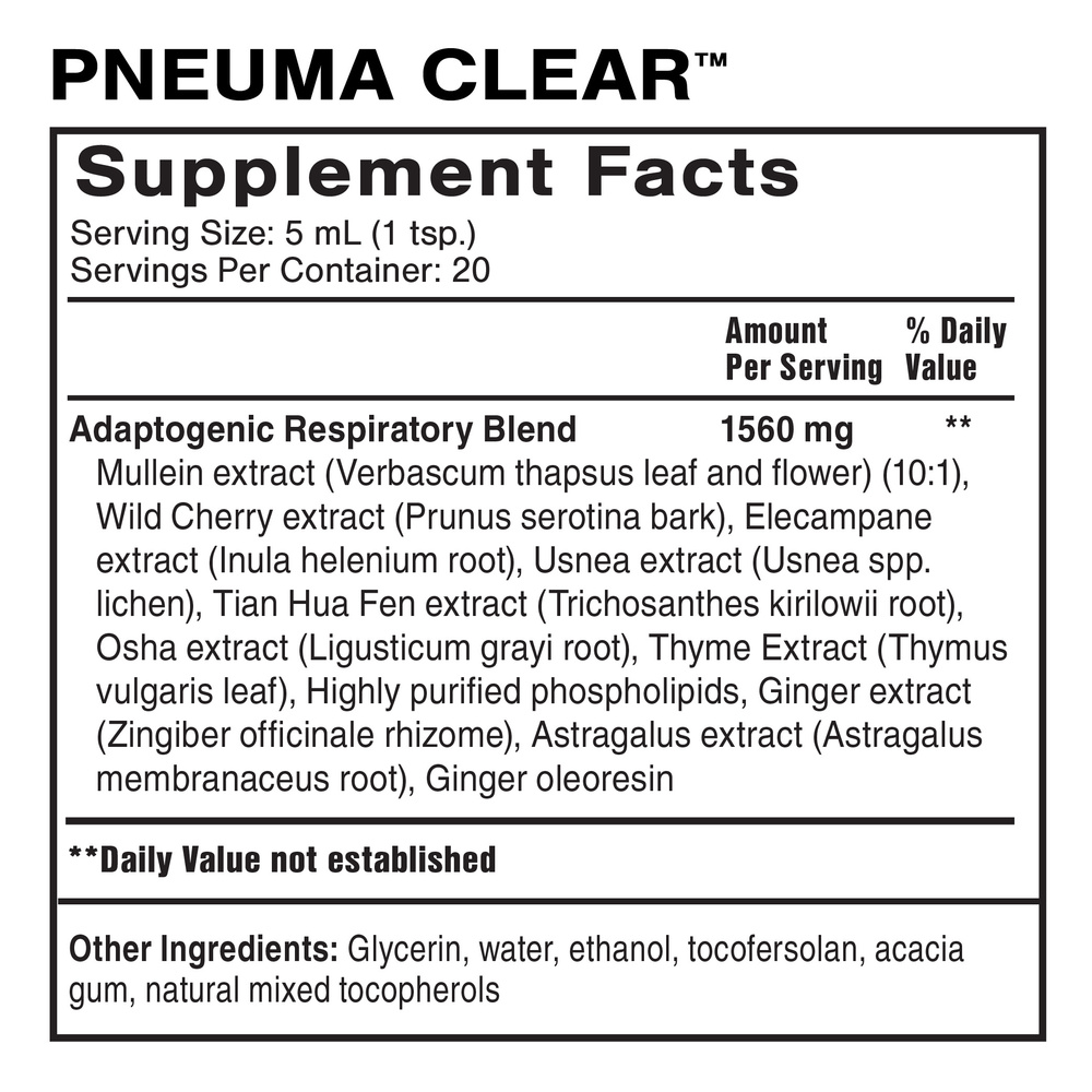 Product image for Dr. Shade's Pneuma Clear.