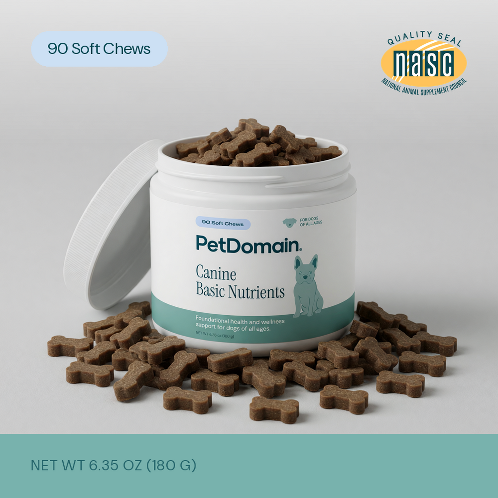 Product image for Canine Basic Nutrients Soft Chews.