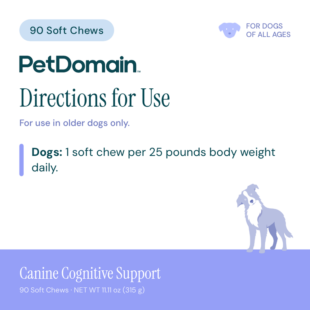 Product image for Canine Cognitive Support Soft Chews.