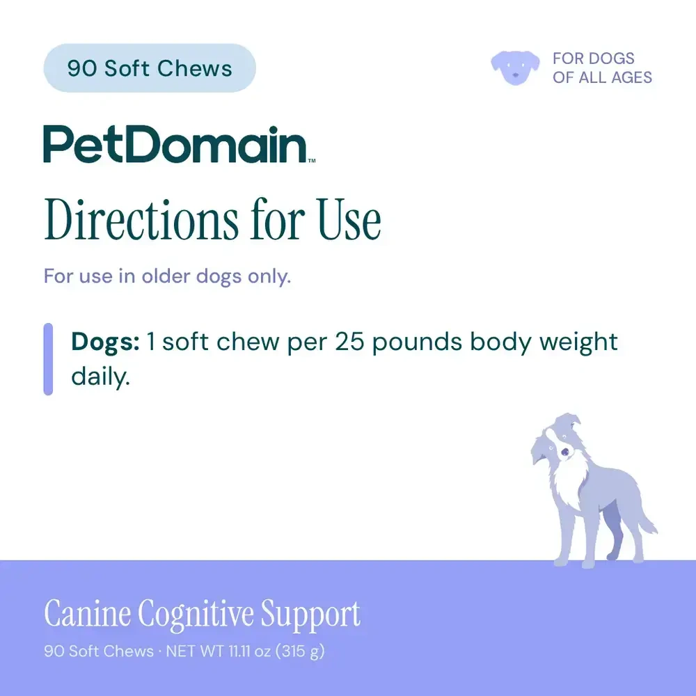 Product image for Canine Cognitive Support Soft Chews.