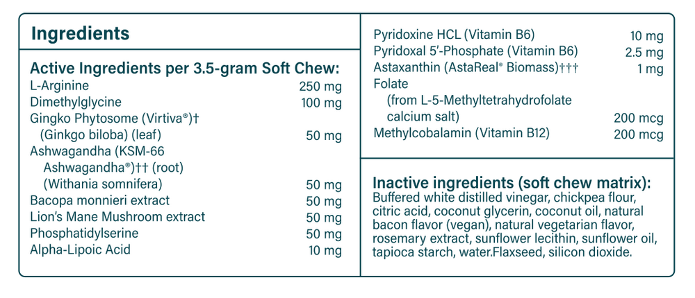 Product image for Canine Cognitive Support Soft Chews.