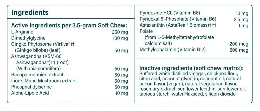 Product image for Canine Cognitive Support Soft Chews.