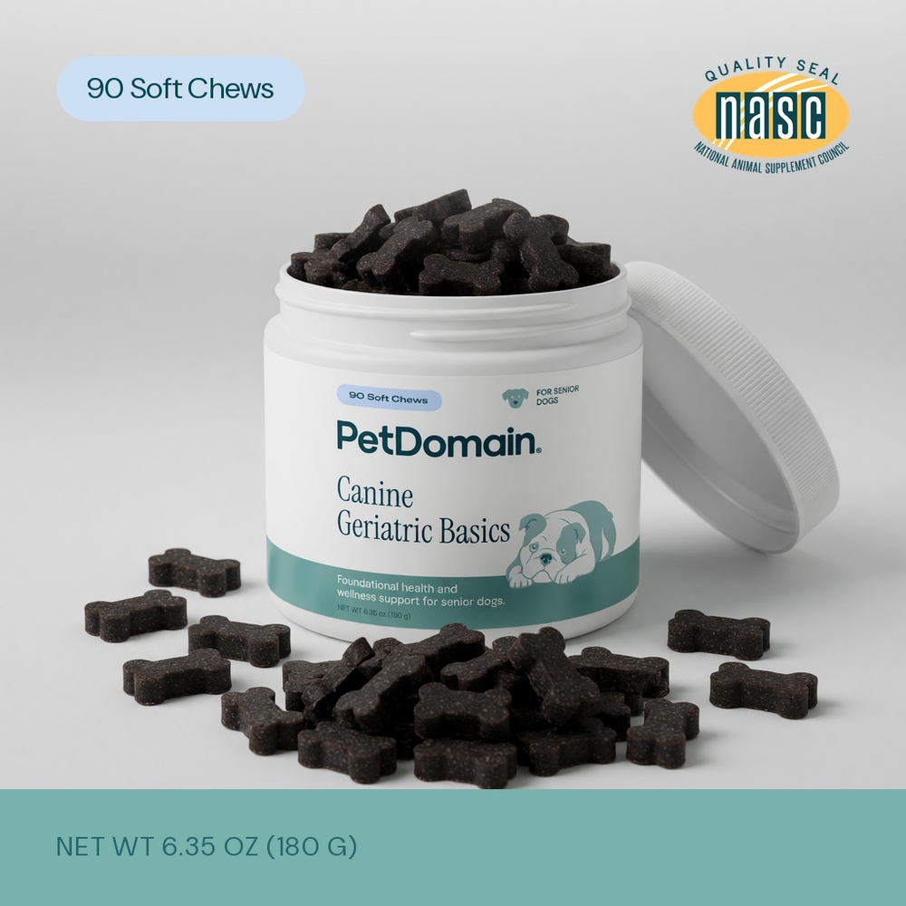 Product image for Canine Geriatric Basics Soft Chews.