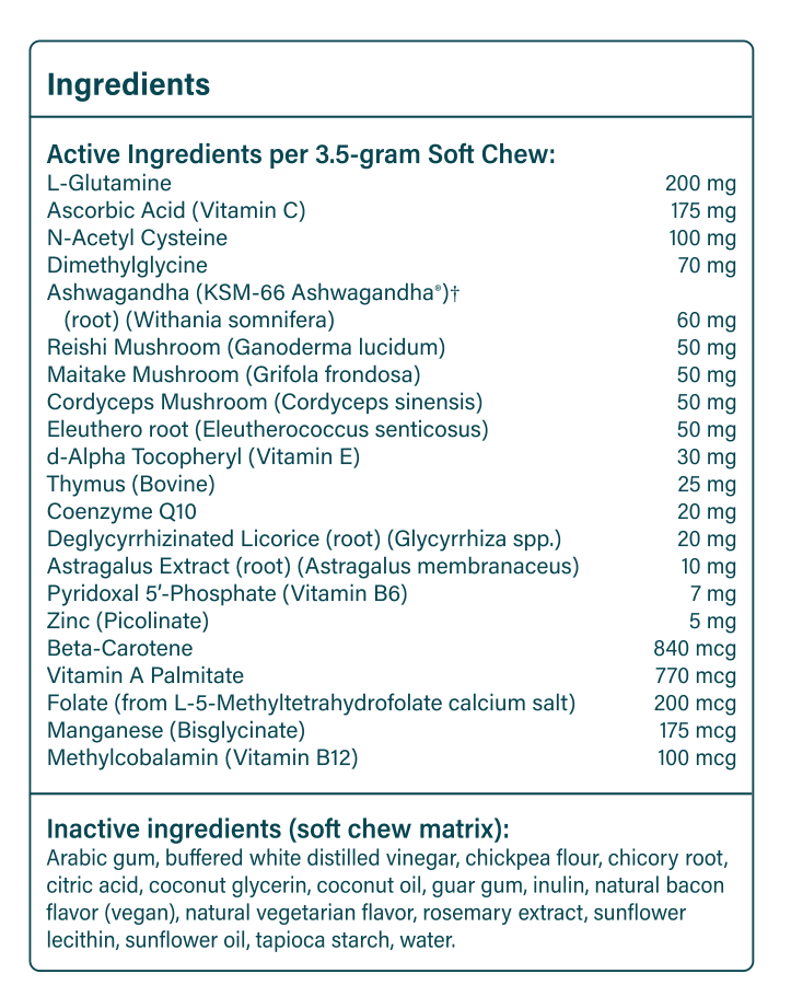 Product image for Immune Support Formula (formerly Immugen®) Soft Chews.