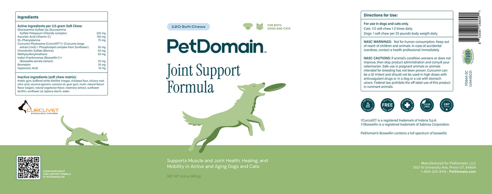 Product image for Joint Support Formula Soft Chews.