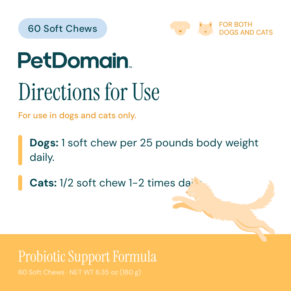 Product image for Probiotic Support Formula Soft Chews.