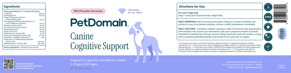 Product image for Canine Cognitive Support Powder.