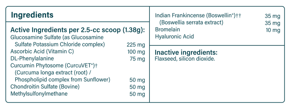 Product image for Joint Support Formula (formerly Arthroplex) Powder.