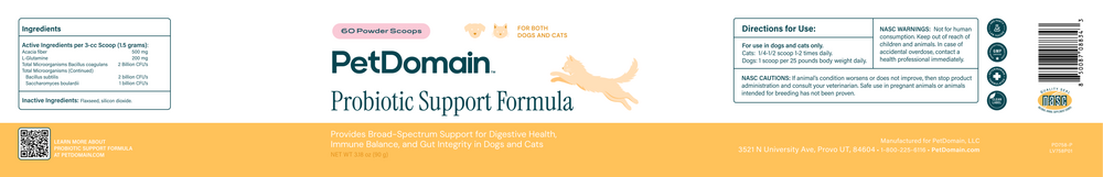 Product image for Probiotic Support Formula Powder.