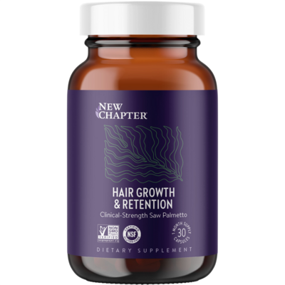 Hair Growth & Retention Clinical-Strength Saw Palmetto, 100 mg 30 capsules