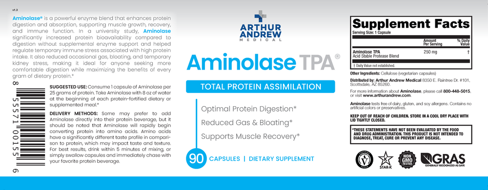 Product image for Aminolase - Total Protein Assimilation.