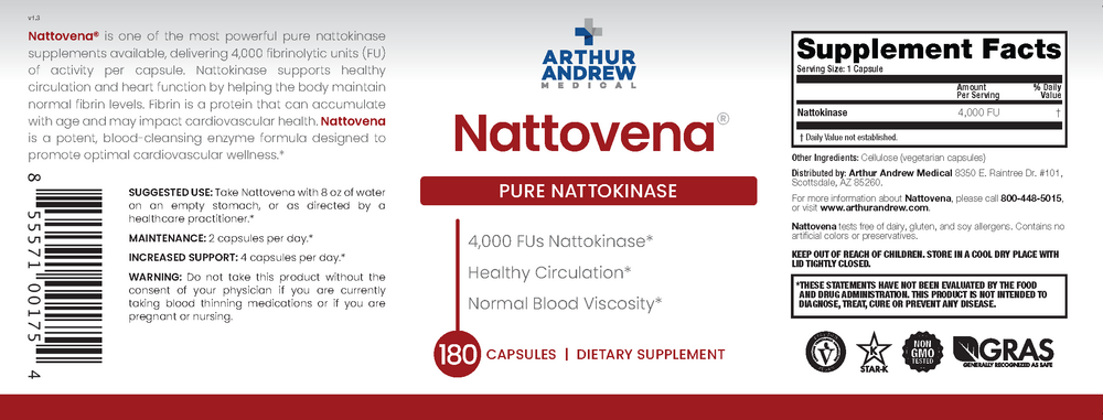 Product image for Nattovena 4,000 FU/cap.