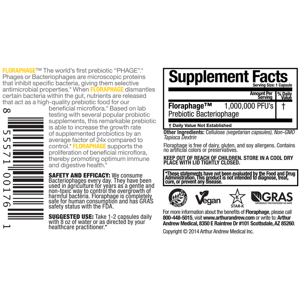 Product image for Floraphage Probiotic Multiplier.