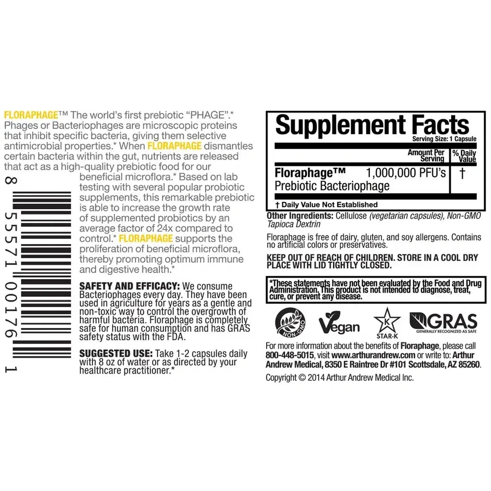 Product image for Floraphage Probiotic Multiplier.