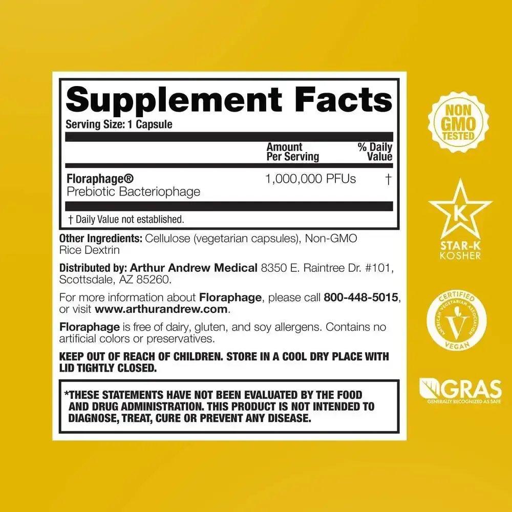 Product image for Floraphage Probiotic Multiplier.