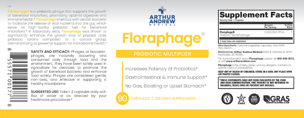 Product image for Floraphage Probiotic Multiplier.