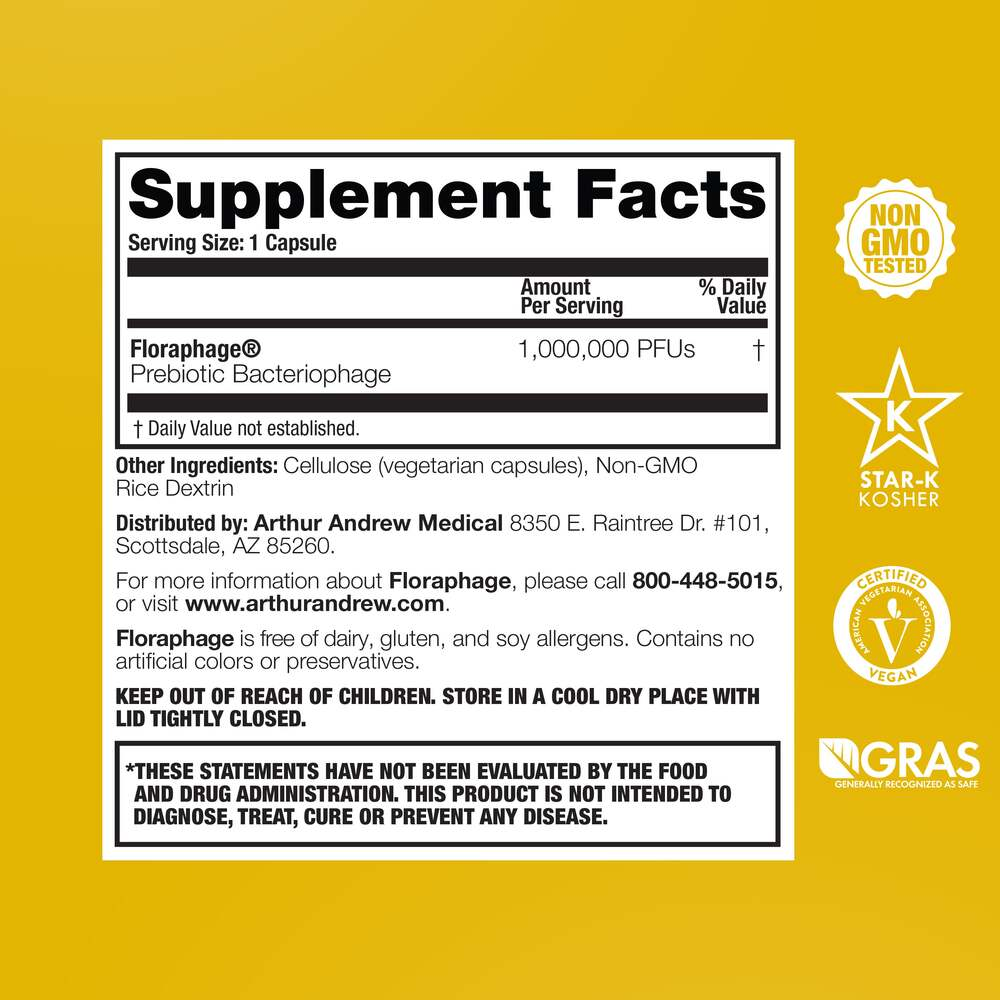 Product image for Floraphage Probiotic Multiplier.