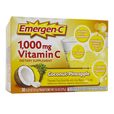 Emergen-C Coconut Pineapple 30 packets