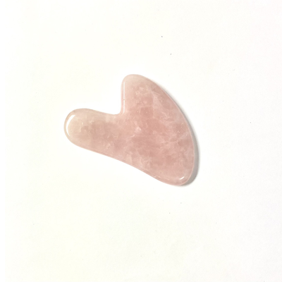 Rose Quartz Gua sha Heart 1 Piece