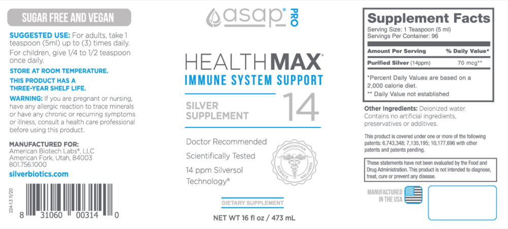 Product image for Health Max 14.