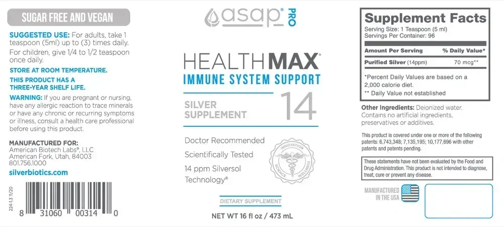 Product image for Health Max 14.