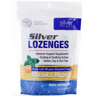Silver Lozenges with Manuka Honey product image