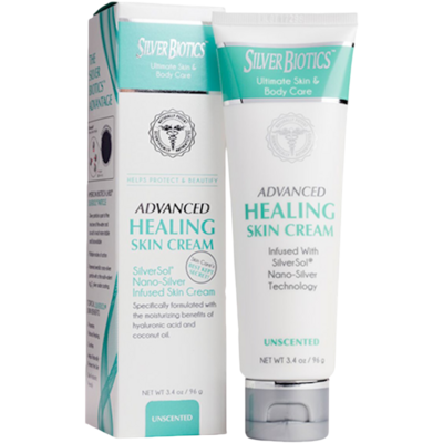 Silver Biotics Skin Cream Unscented 3.4 Ounces