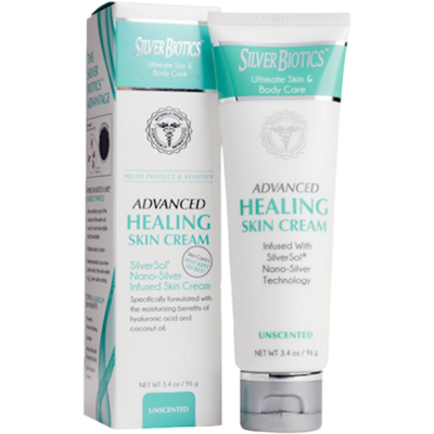 Silver Biotics Skin Cream Unscented 3.4 Ounces