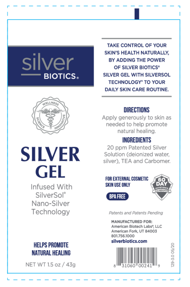 Product image for Silver Biotics Silver Gel.