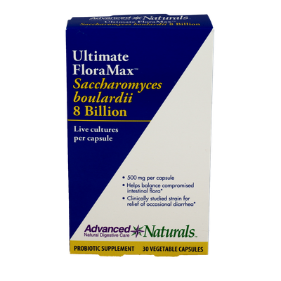 Ultimate FloraMax S. Boulardii 8 Billion Blister Packs 30 capsules
