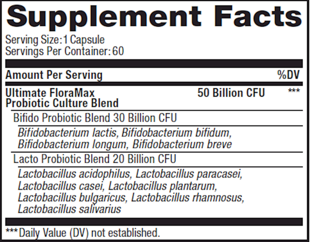 Product image for Ultimate FloraMax 50 Billion.