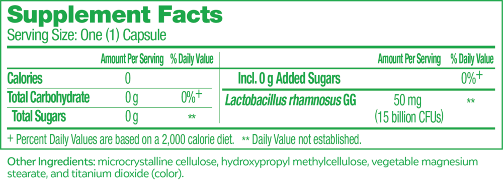 Product image for Culturelle (Lactobacillus GG).