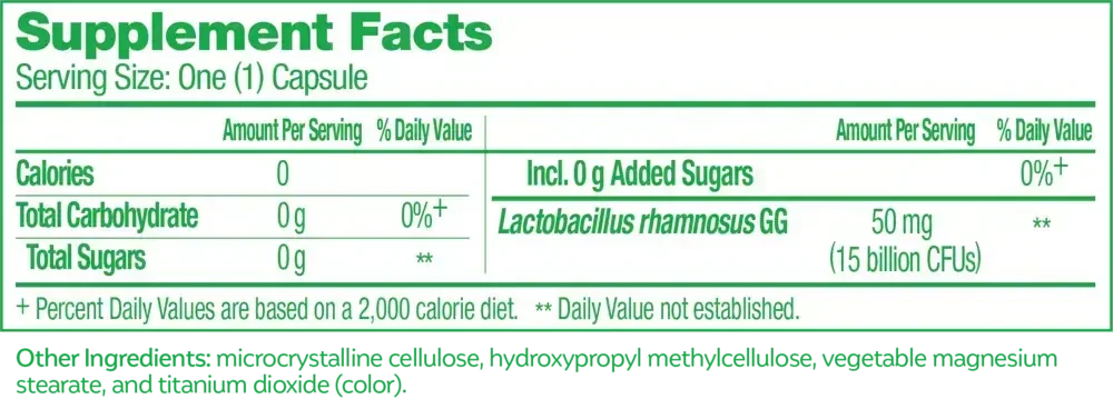Product image for Culturelle (Lactobacillus GG).