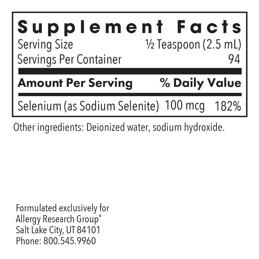 Product image for Selenium Solution.