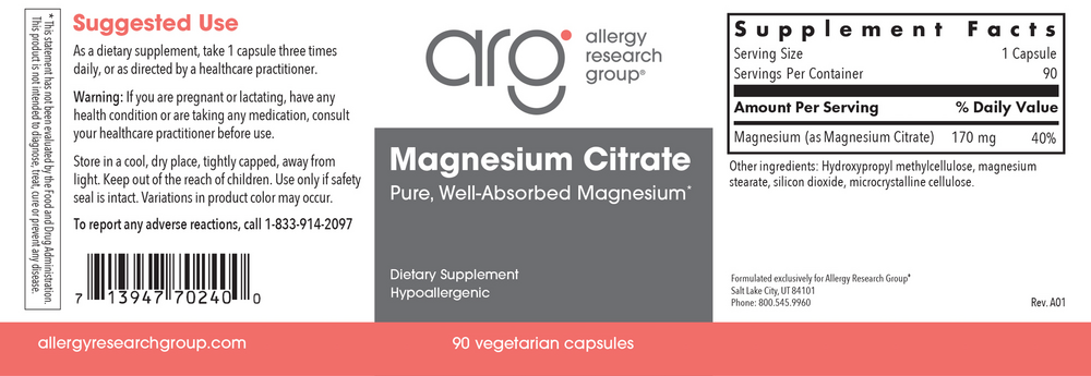 Product image for Magnesium Citrate.