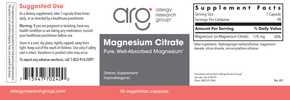 Product image for Magnesium Citrate.