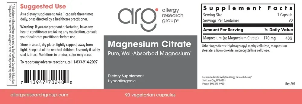 Product image for Magnesium Citrate.