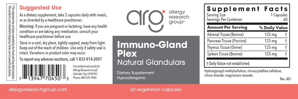 Product image for Immuno-Gland Plex.